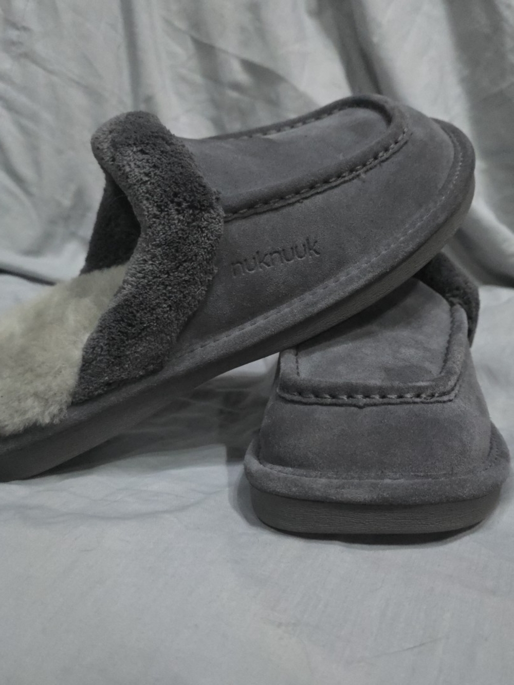 Men's Gray Suede Slip-On Loafers - Picture 2 of 8
